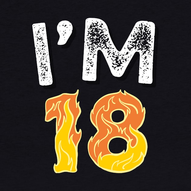 I'M 18 Happy 18 Birthday gifts by ARTA-ARTS-DESIGNS